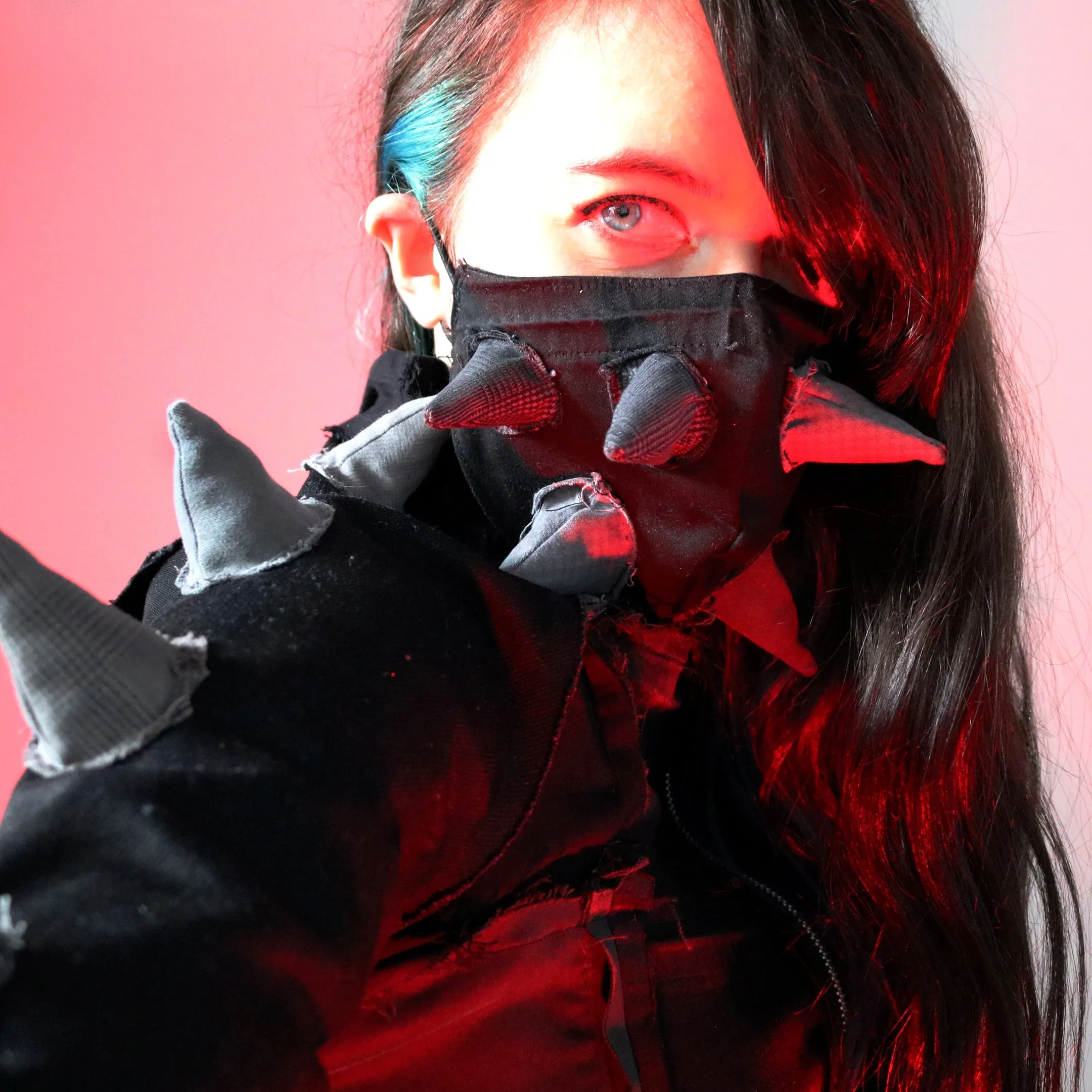 A Box Full of Sharp Objects - Upcycled Face Mask