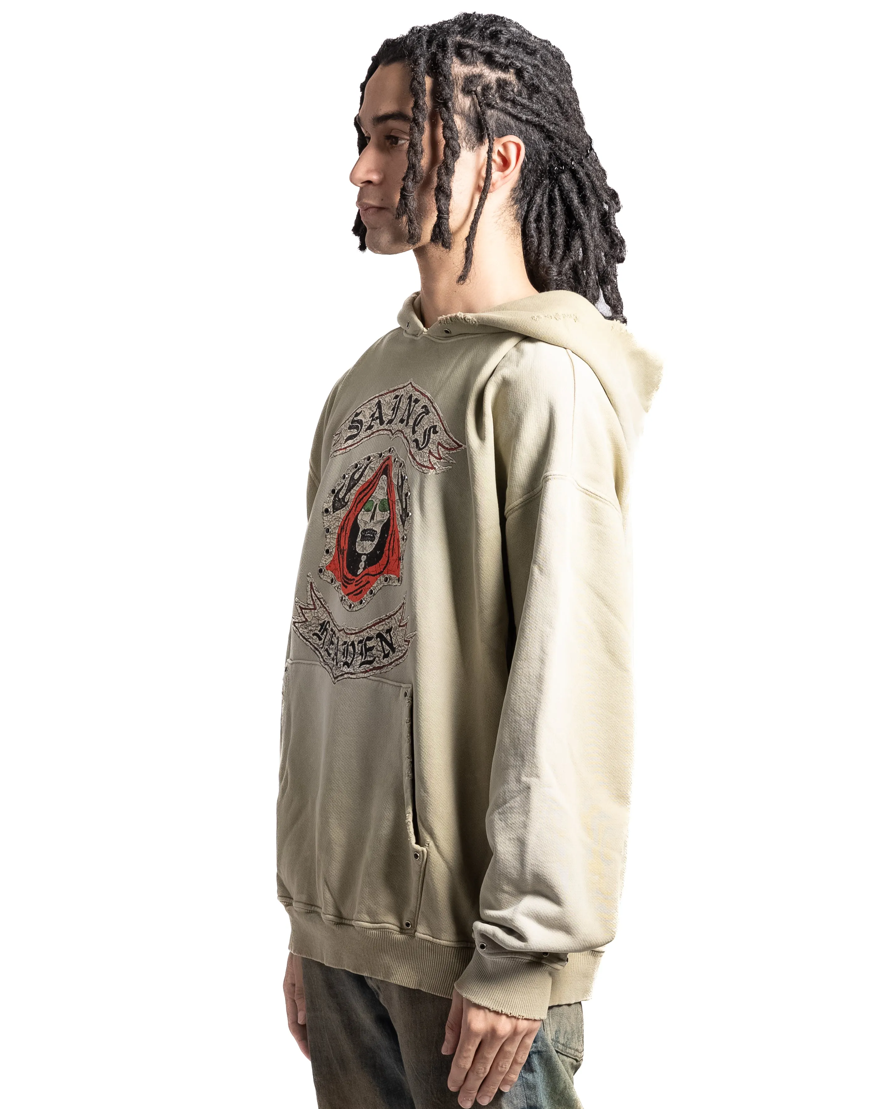 Alchemist Ray Saints Hoodie Nomad Studded Green