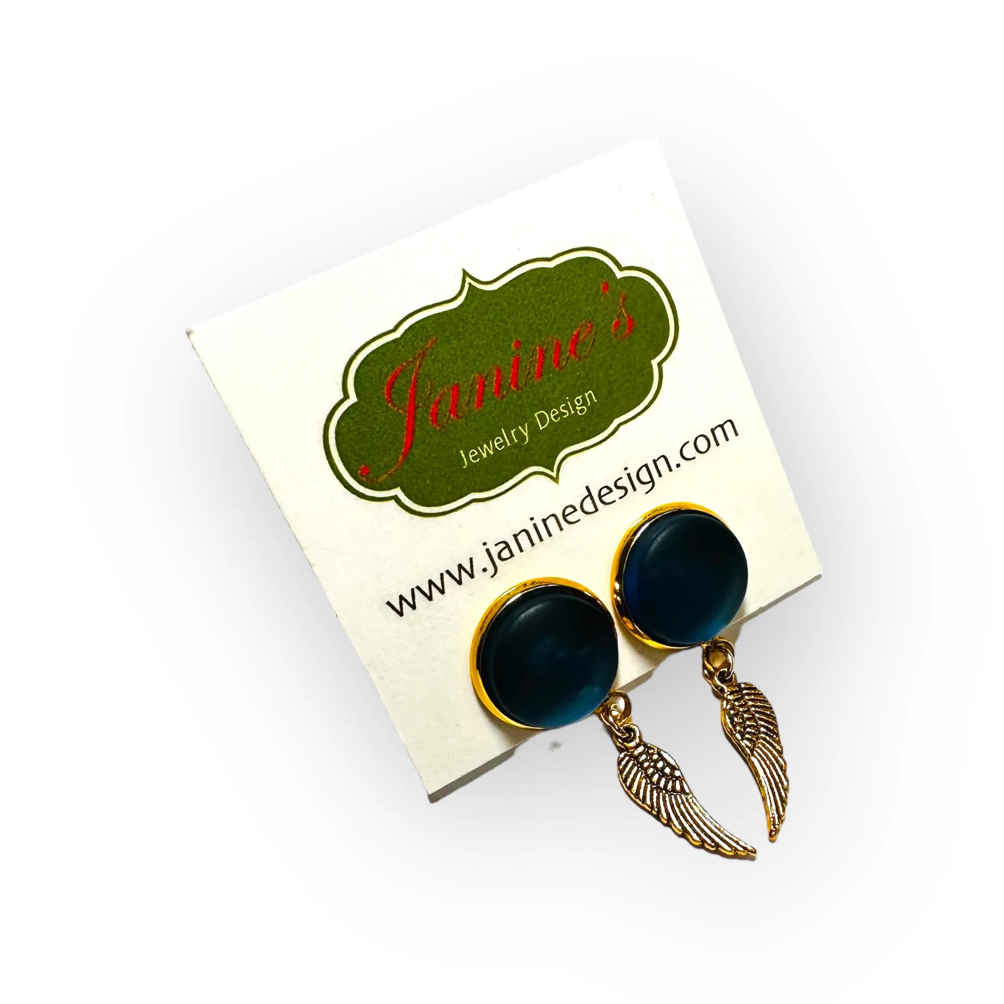 Angel Wing Stud Earrings