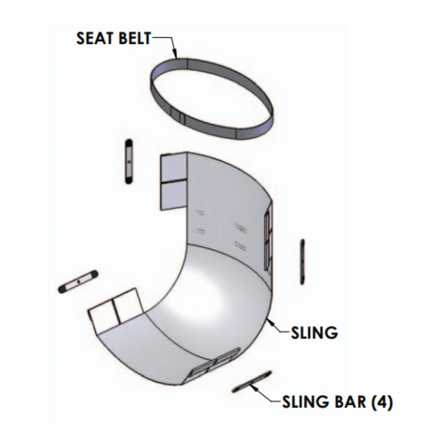 Aqua Creek Sling Assembly - EZ Series