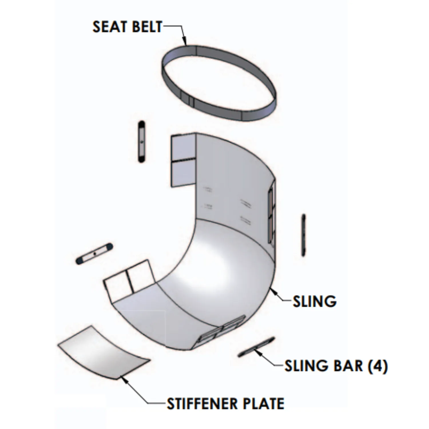 Aqua Creek Sling Assembly - EZ Series