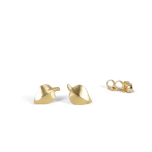 Aspen Leaf 14K Studs