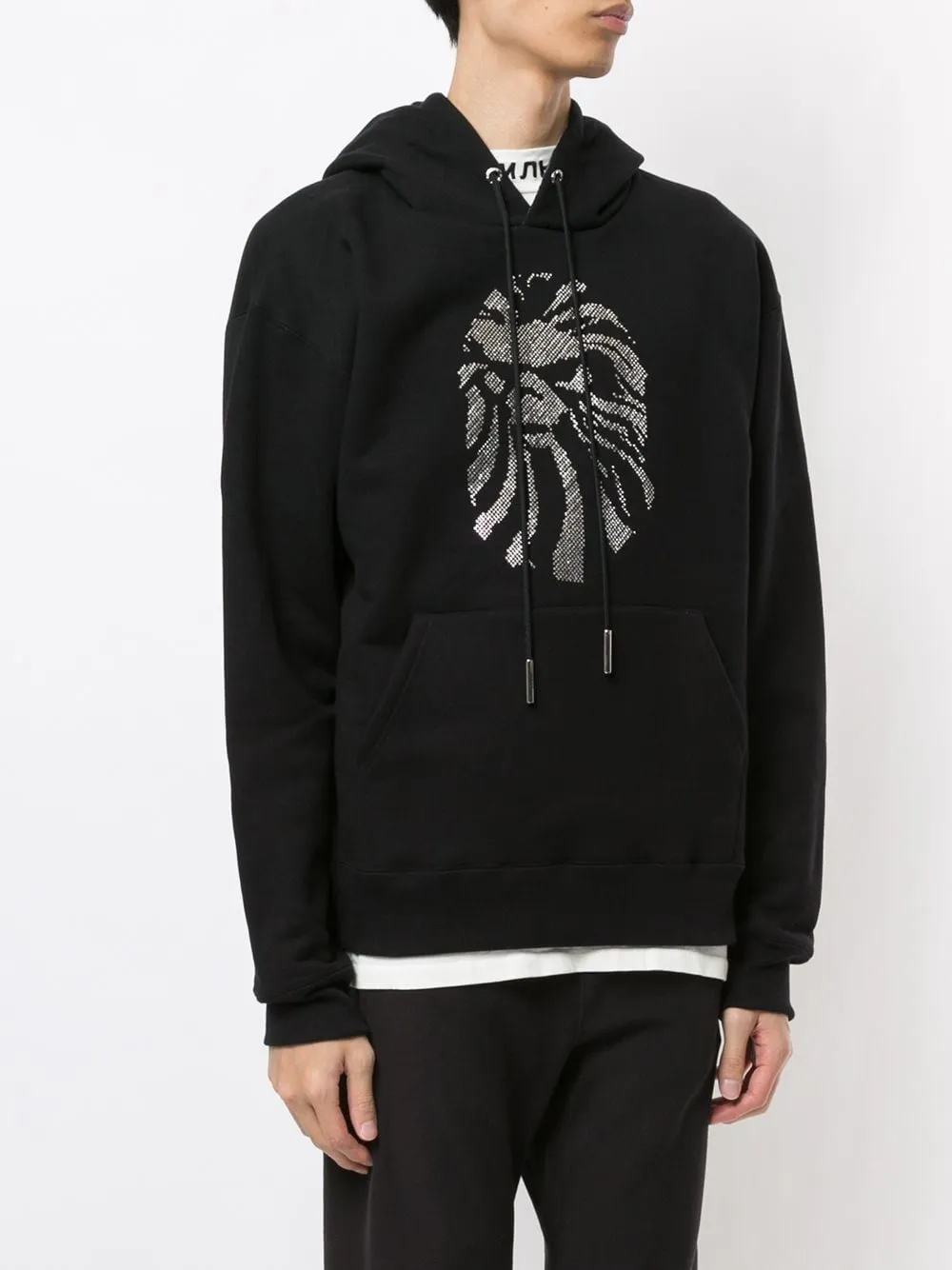 BAPE BLACK *A BATHING APE® embellished logo hoodie
