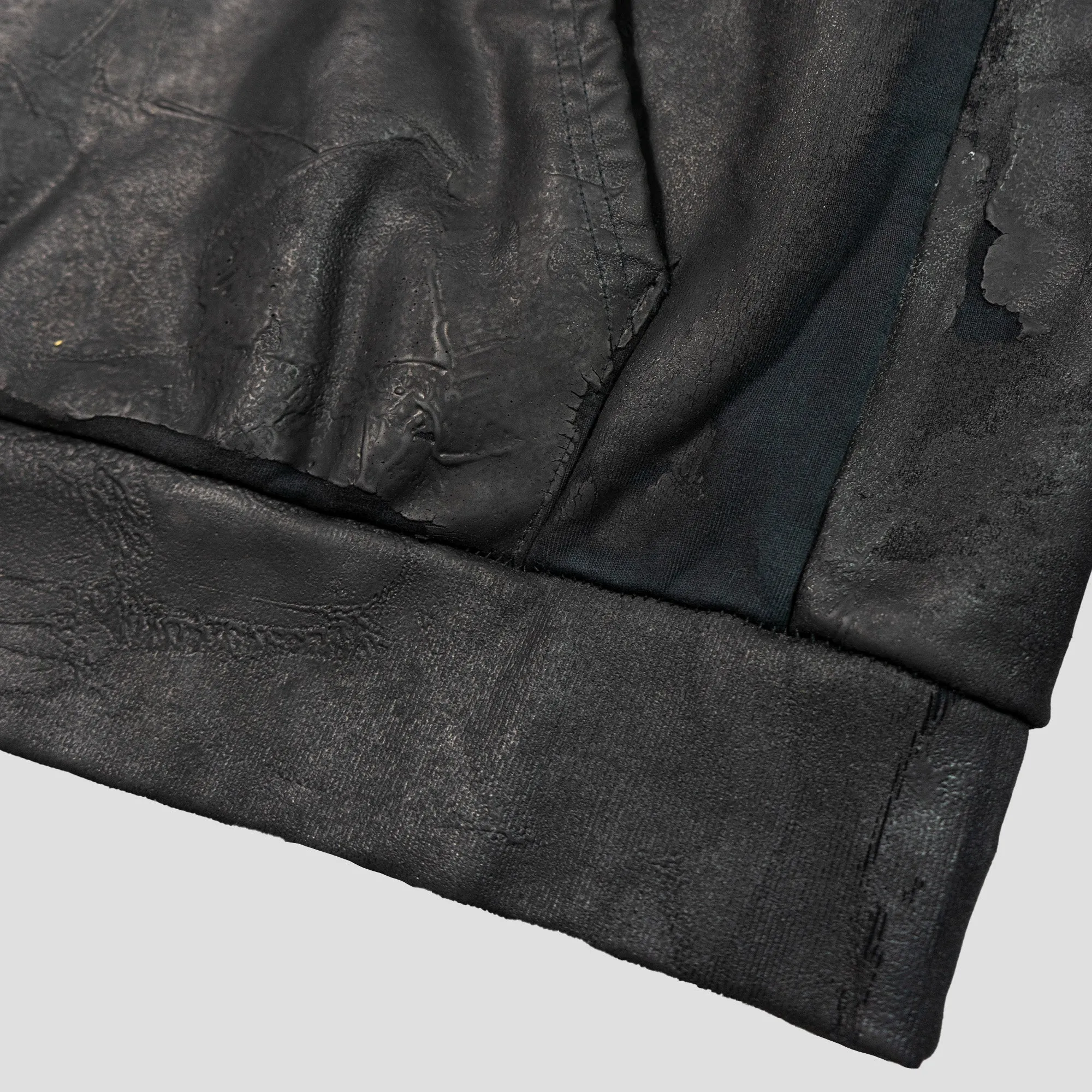 BARBED WIRE PLASTISOL HOODIE
