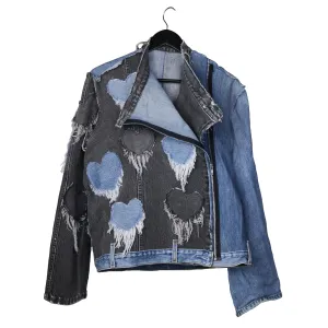 Beating Heart Baby - Upcycled denim jacket
