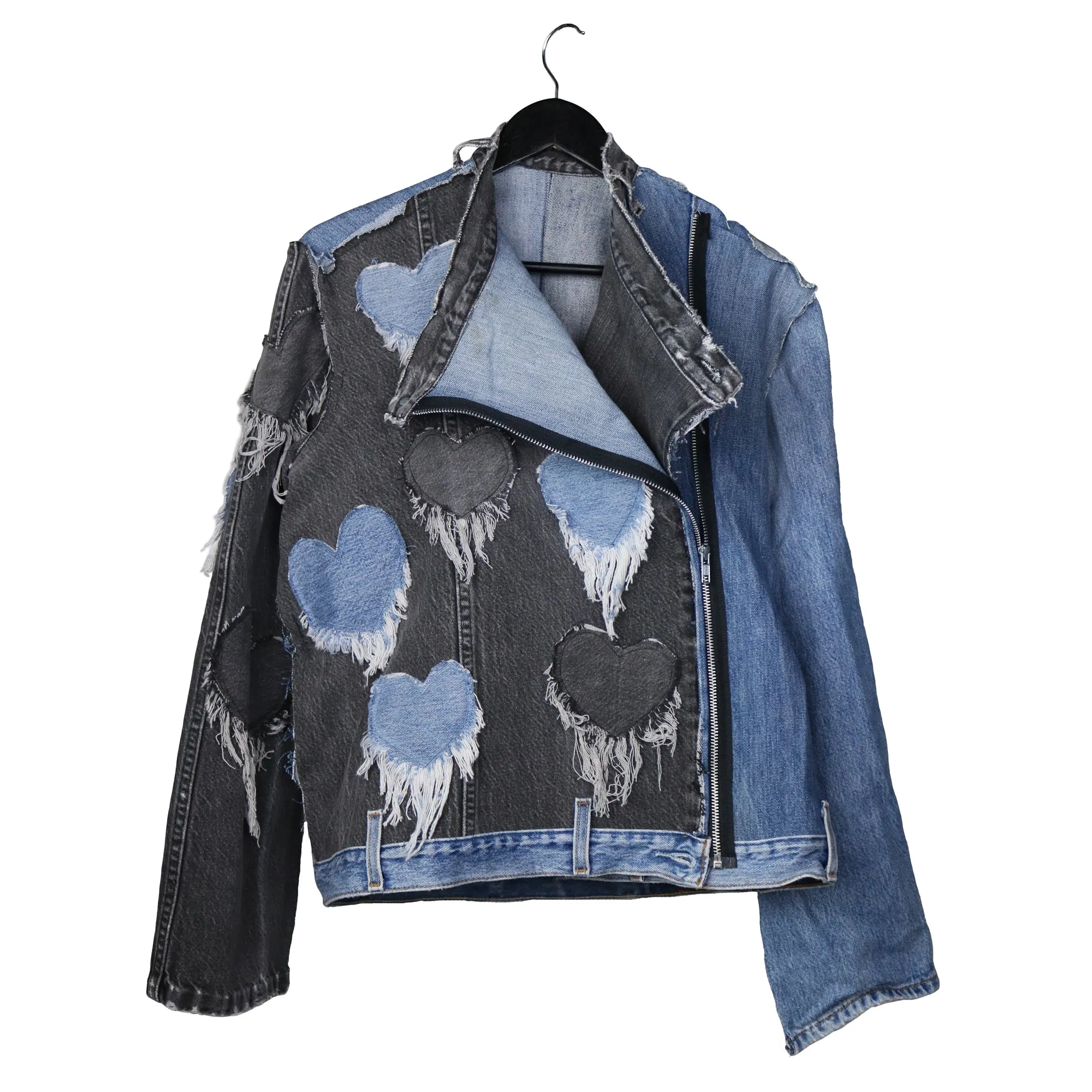 Beating Heart Baby - Upcycled denim jacket
