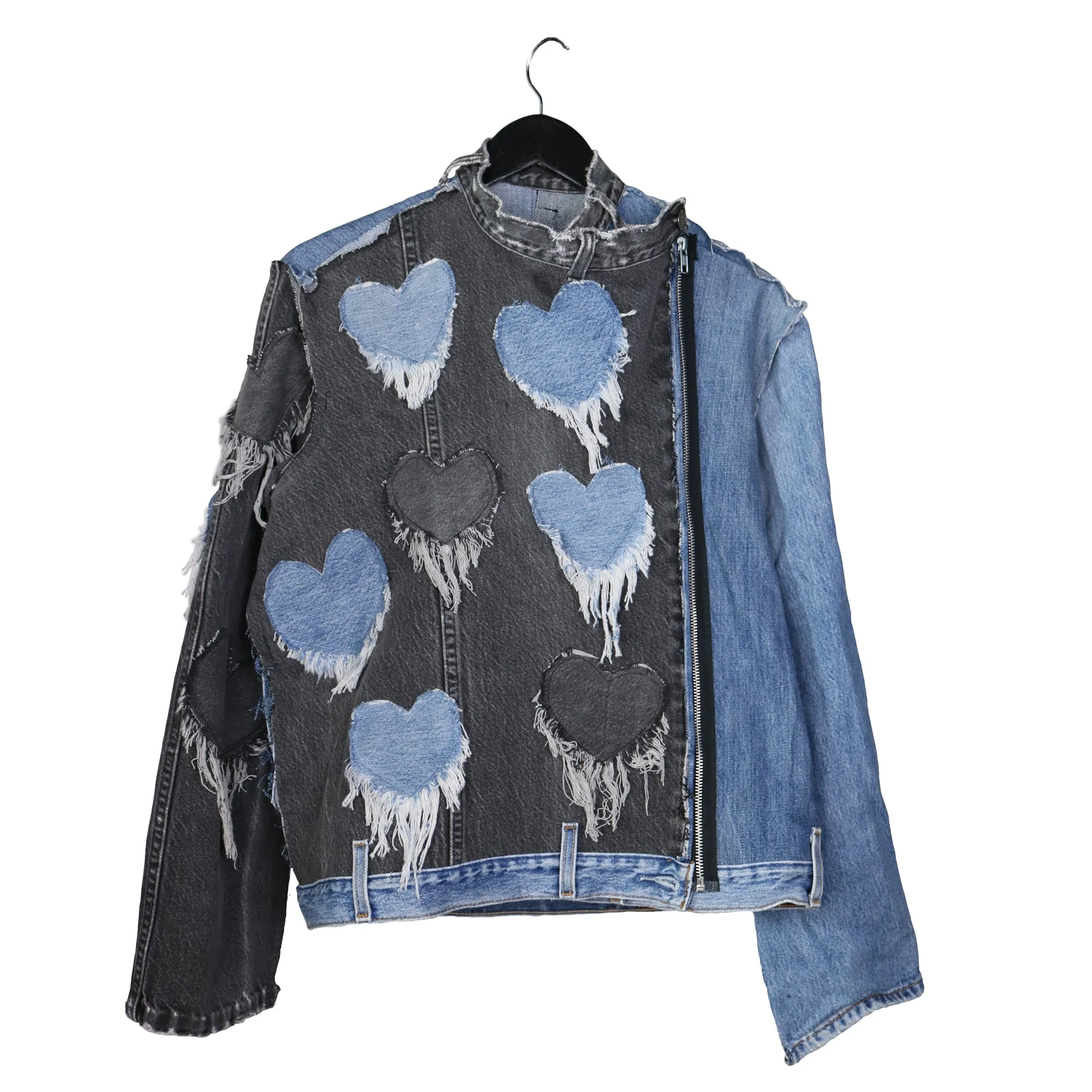 Beating Heart Baby - Upcycled denim jacket