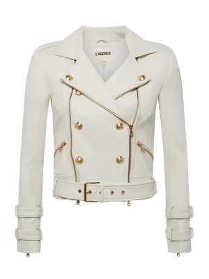 Billie Belted Leather Jacket