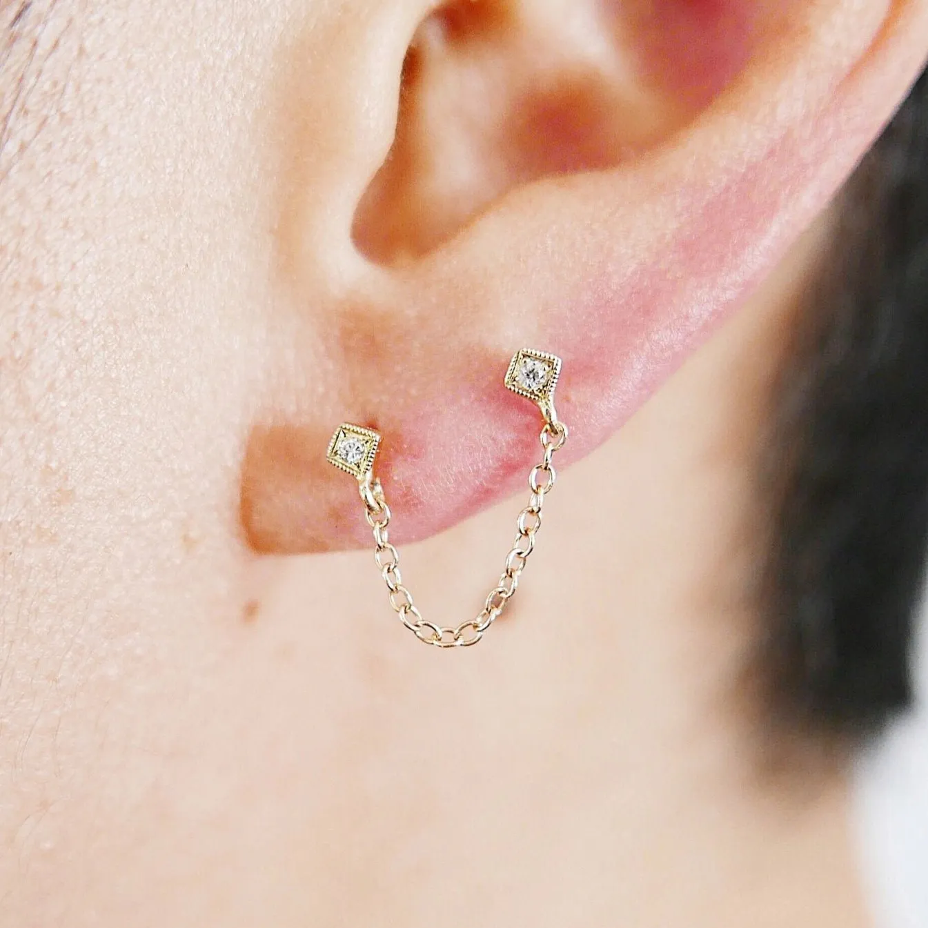 Block Chain Duo Earring
