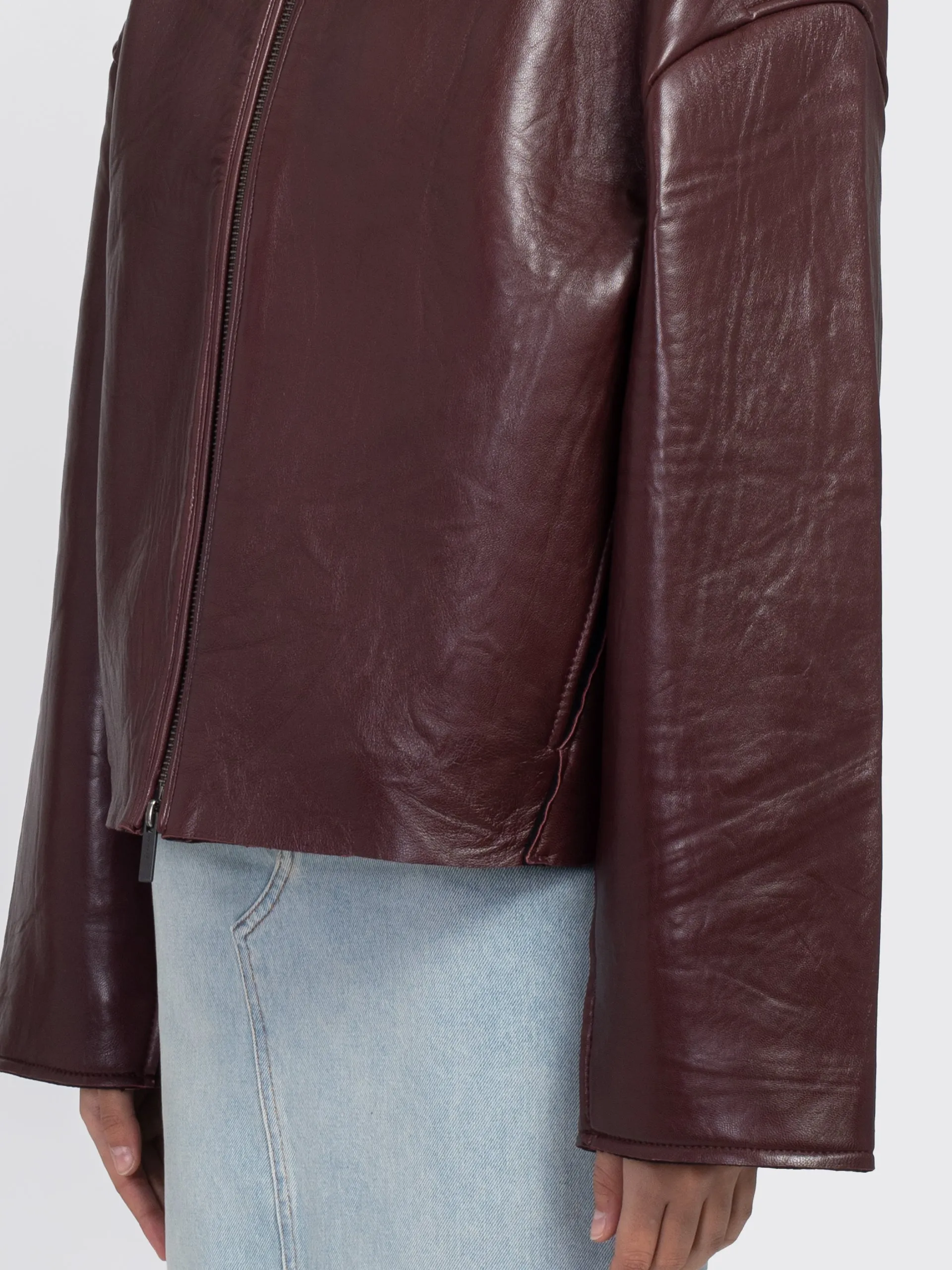 Bonded Leather Jacket