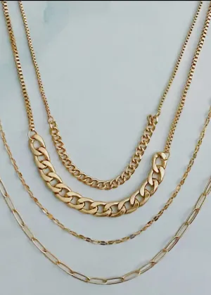 Brooklyn Four Chain Necklace