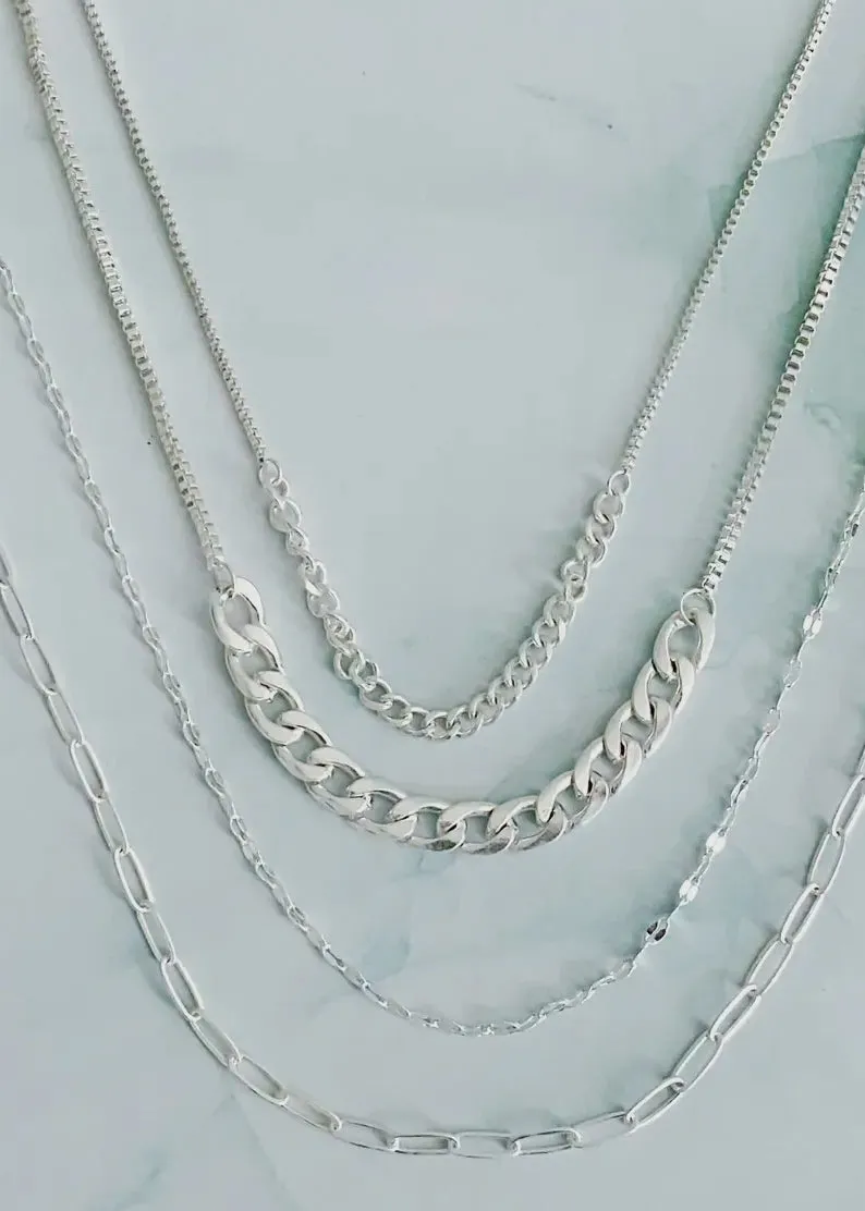 Brooklyn Four Chain Necklace