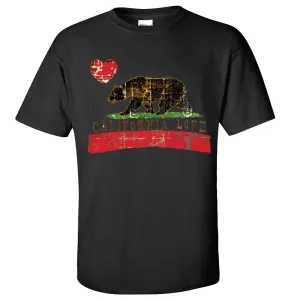 California Love Distressed Asst Colors T-shirt/tee