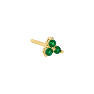 Colored Tiny CZ Cluster Stud Earring