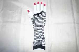 Copy of Black Fishnet Elbow Length Gloves