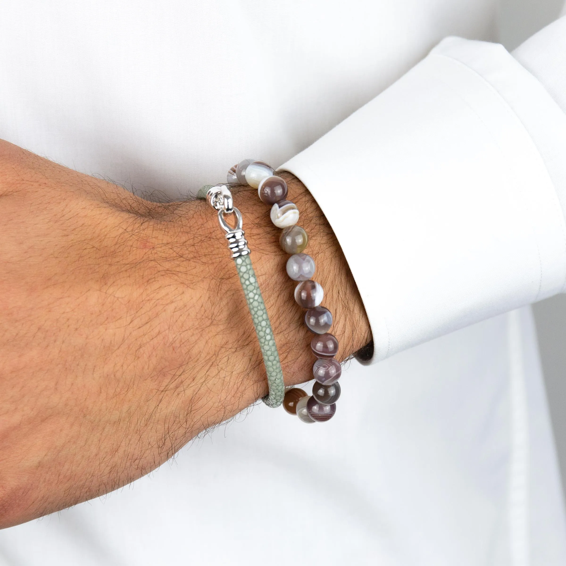 Croc Leather Bracelet