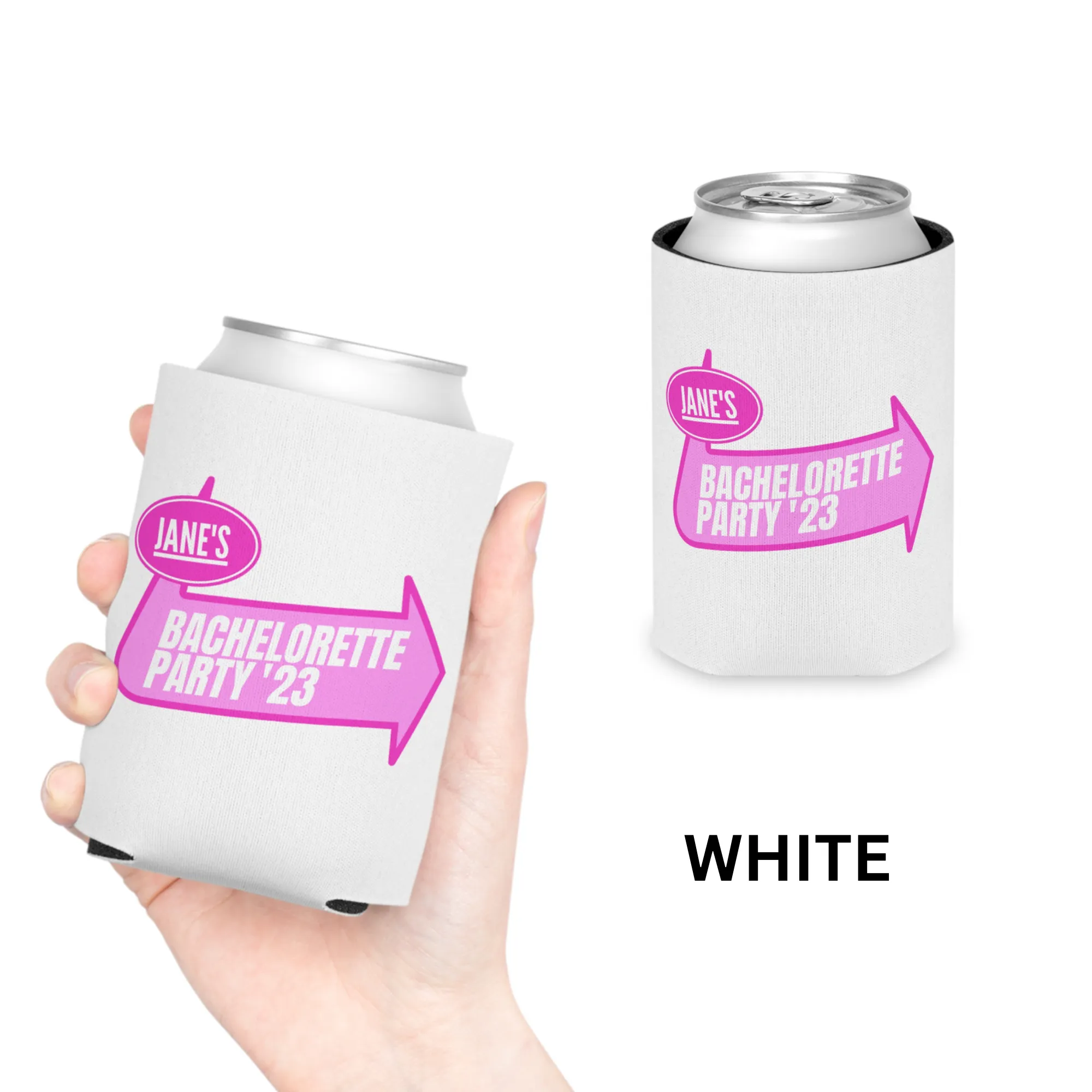 Custom Pink Warped Emo Party Can Cooler