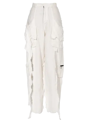 Distressed Cargo Trousers