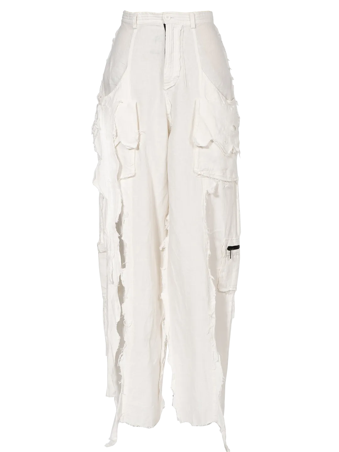 Distressed Cargo Trousers