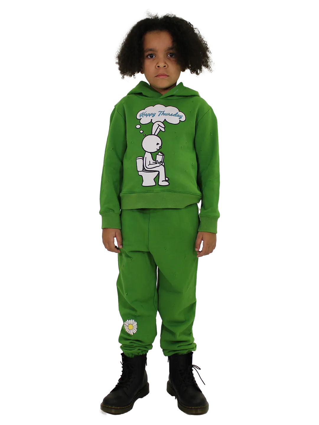 Distressed Daisy Trackies