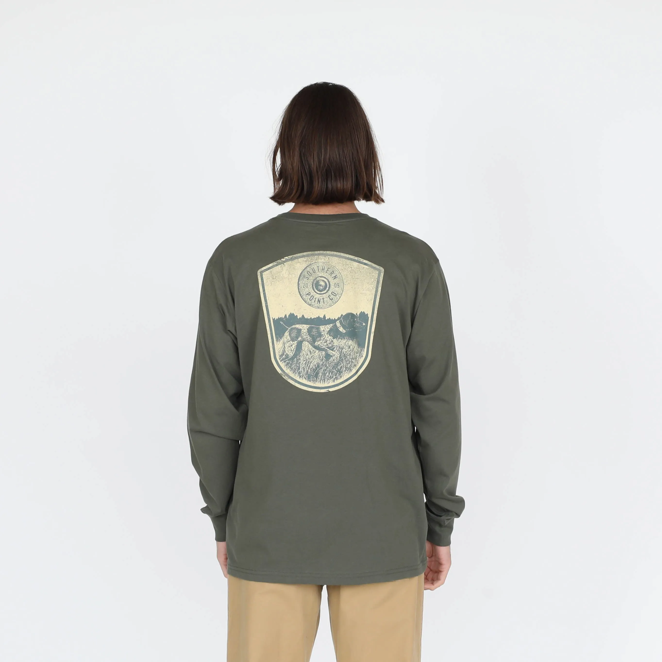 Distressed Dog- Moss Final Sale