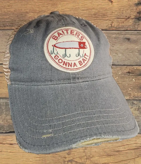 Distressed Hat - Baiters Gonna Bait