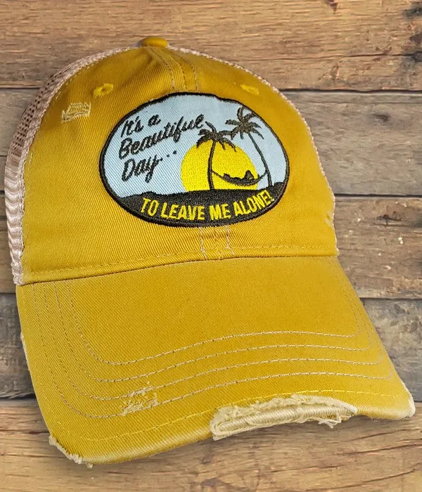 Distressed Hat - Beautiful Day
