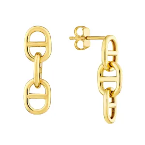 Double Link Earrings