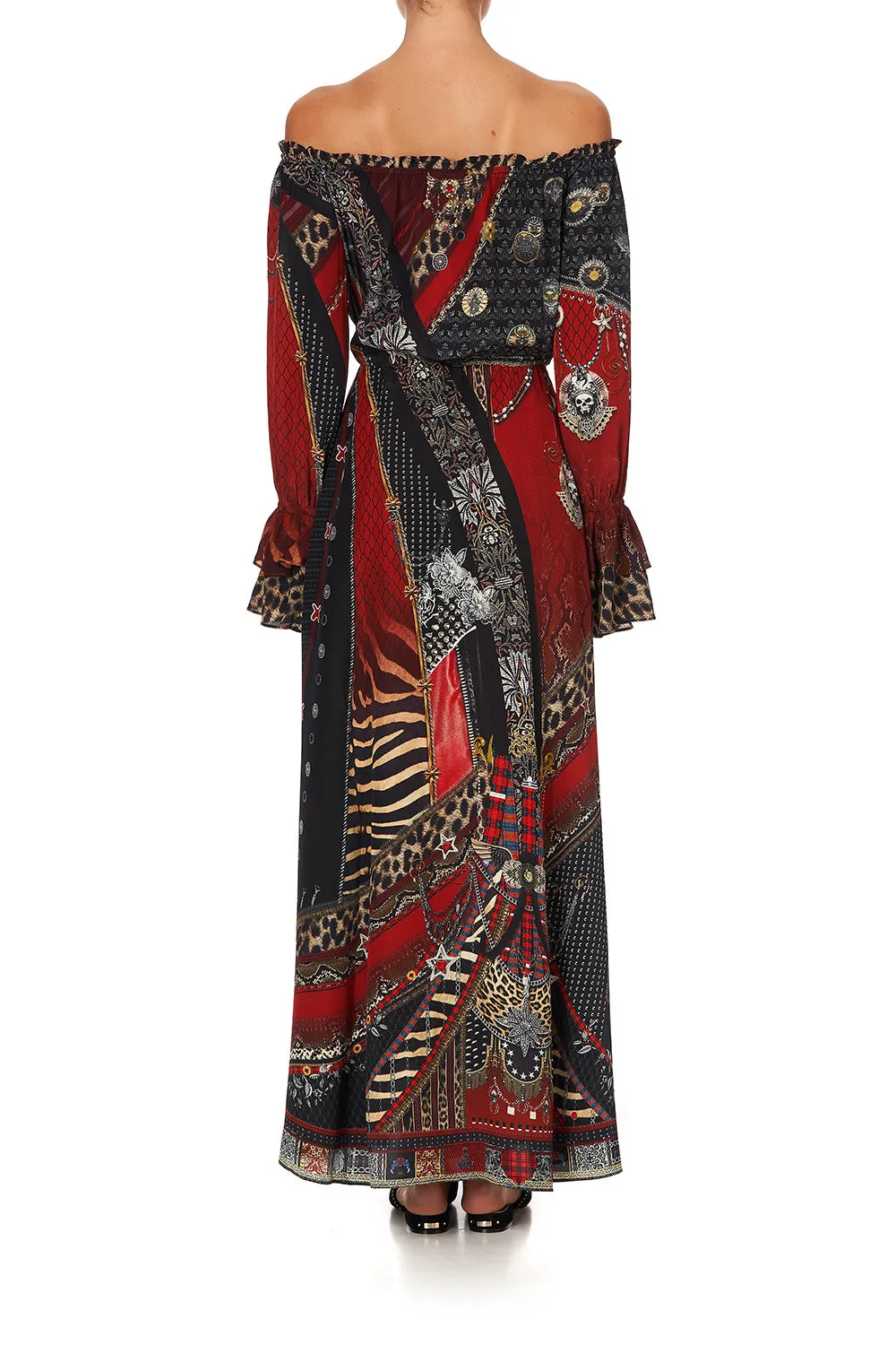 DROP SHOULDER SPLIT DRESS LONDON CALLING