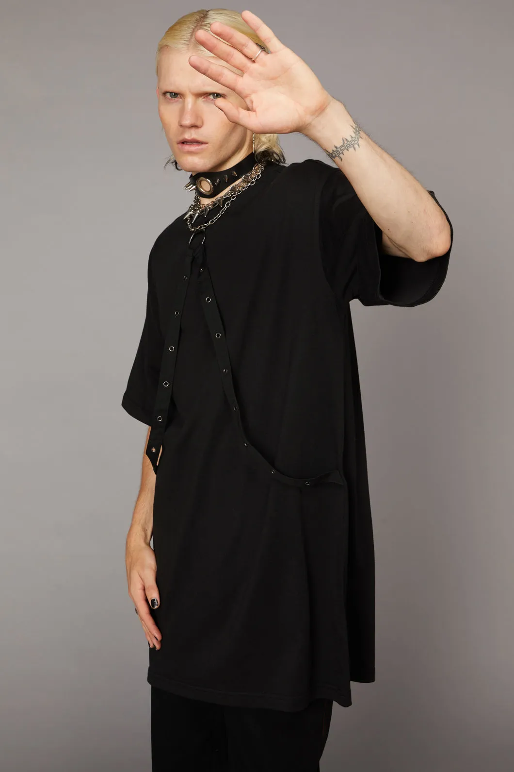 Eyelet Trim Dress