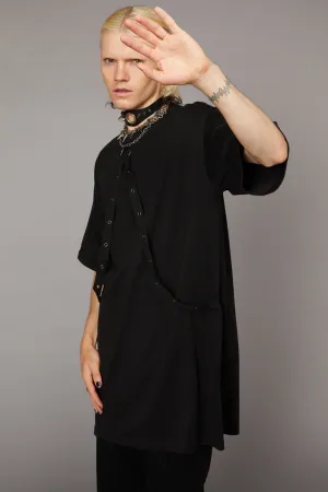 Eyelet Trim Dress