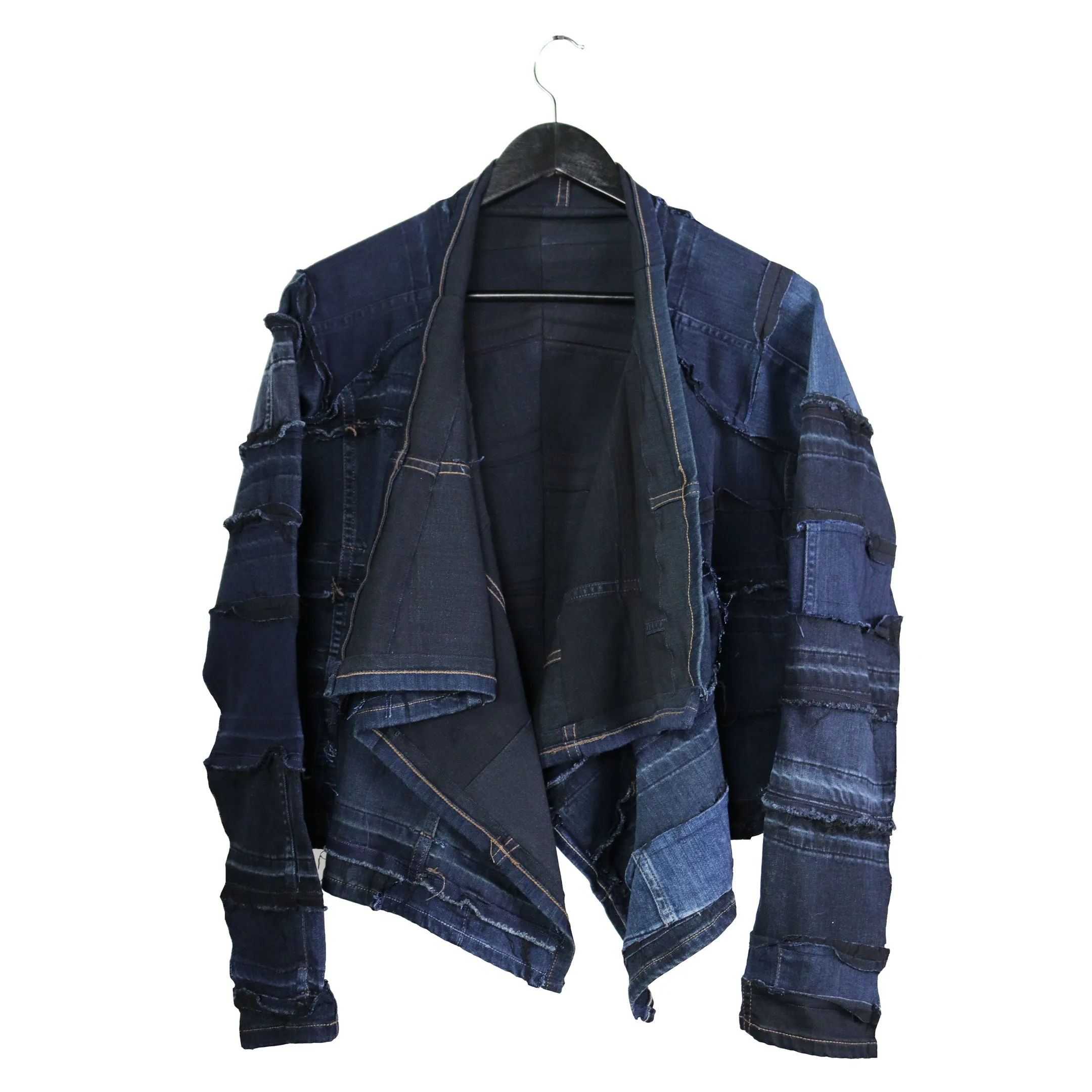 Fallin (Temptation) - Reversible, Upcycled denim jacket