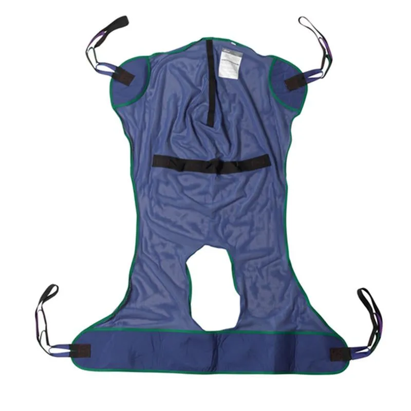 Full Body Patient Lift Sling, Mesh with Commode Cutout, Extra Large - 1 Each