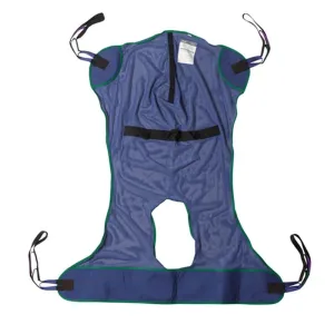 Full Body Patient Lift Sling, Mesh with Commode Cutout, Extra Large - 1 Each