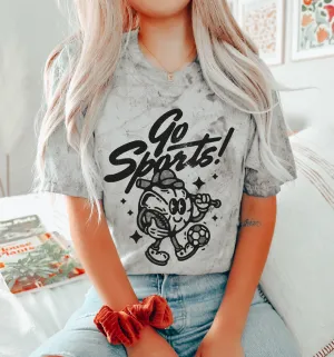Funny Go Sports Comfort Colors Color Blast Distressed Tee- Sizes and Inventory Limited