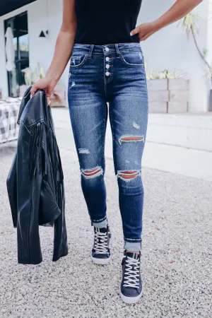 Genesis Distressed Skinny Jeans