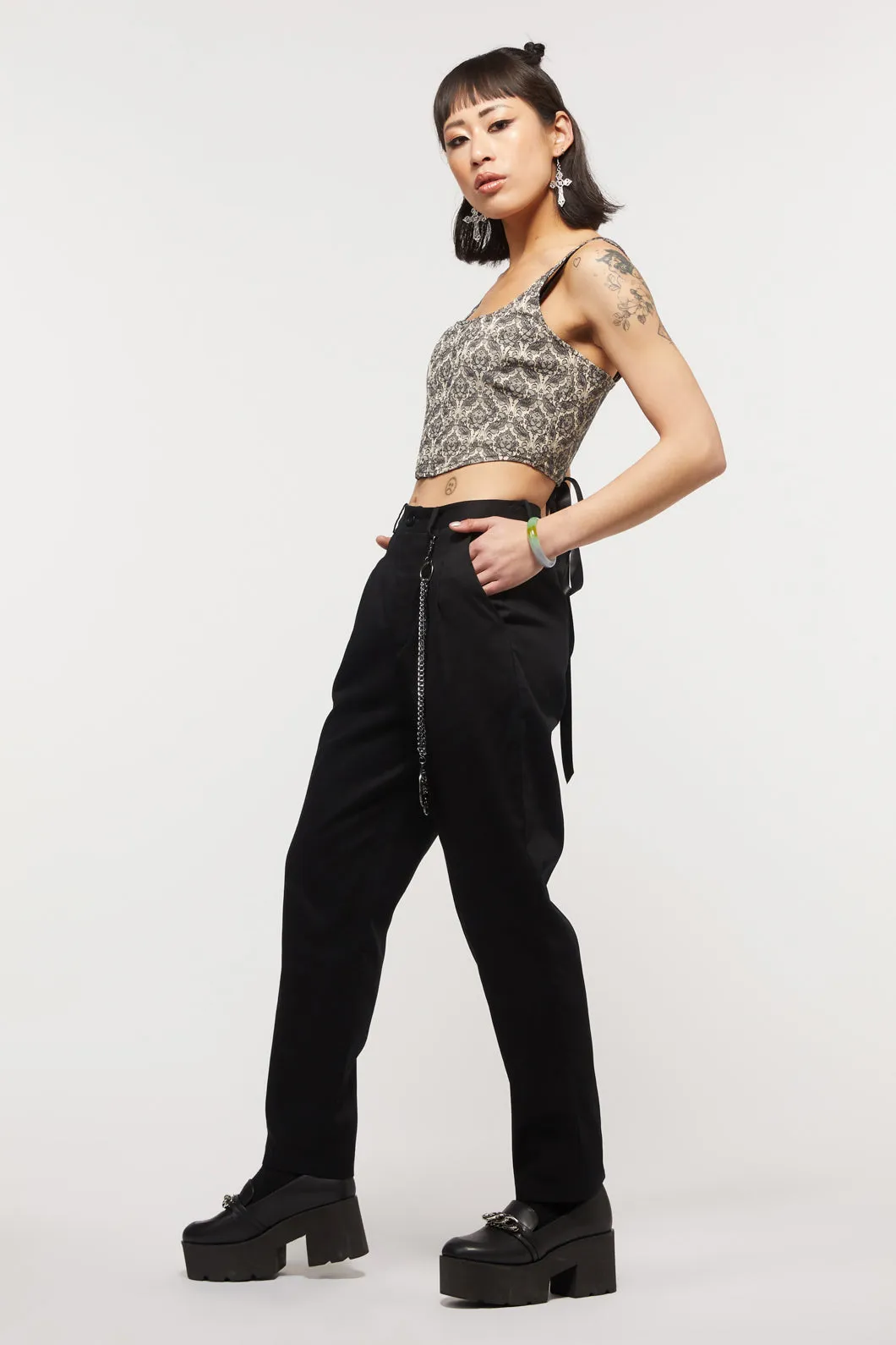 Goth Chain Clip Pants