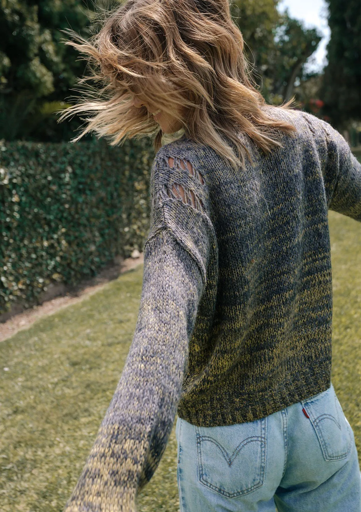 Gracie Space Dye Sweater