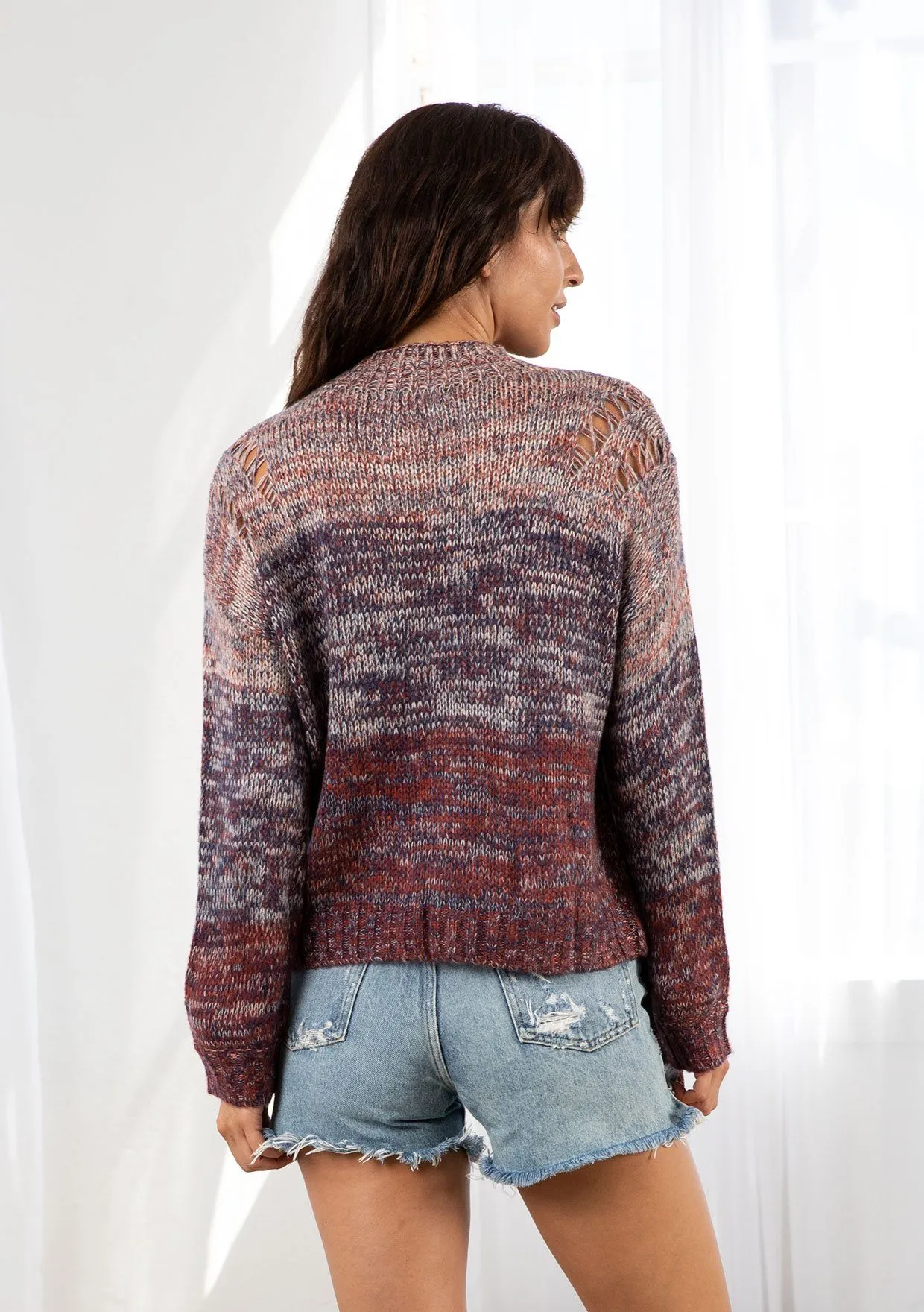 Gracie Space Dye Sweater