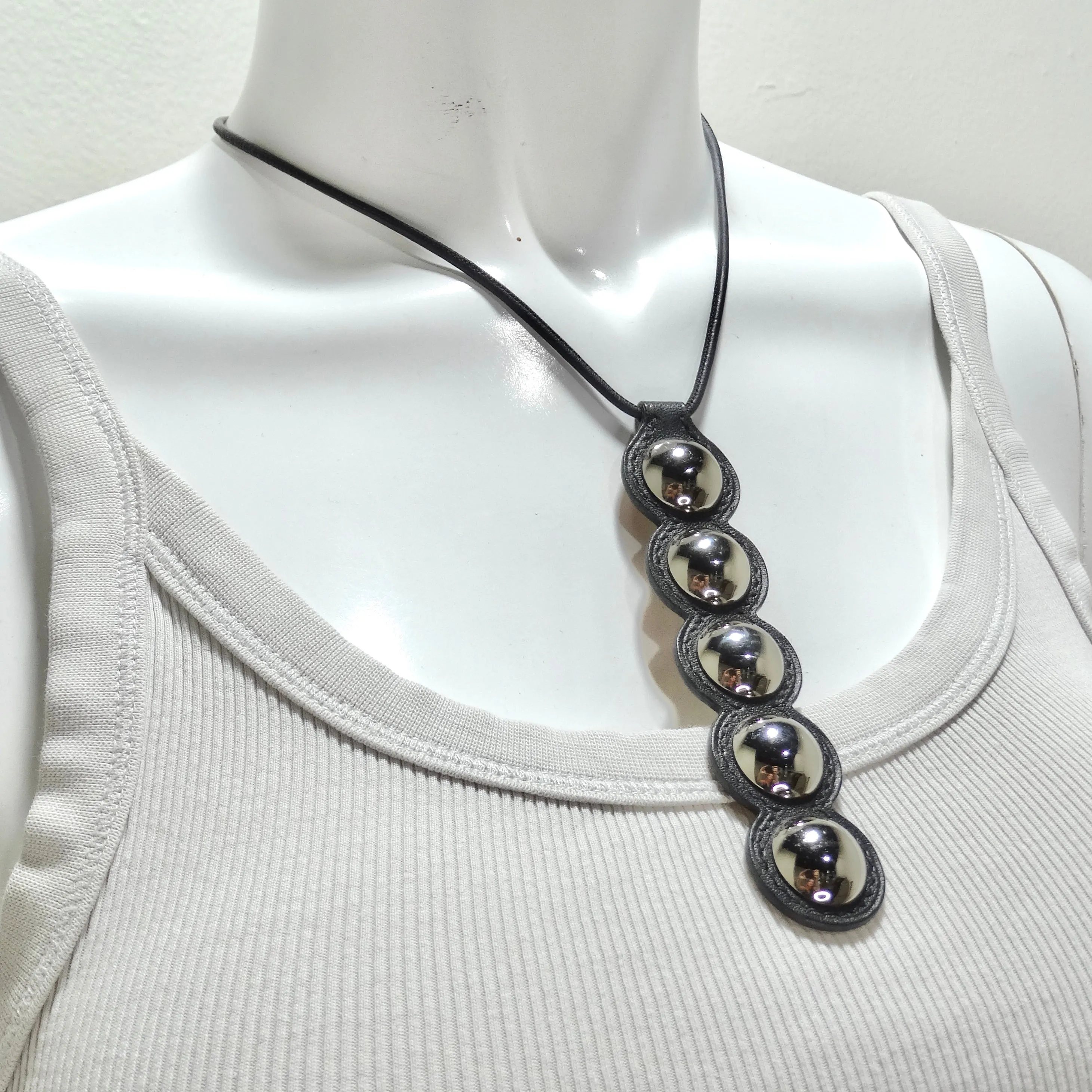 Hermes Passage Cloute Pendent Necklace