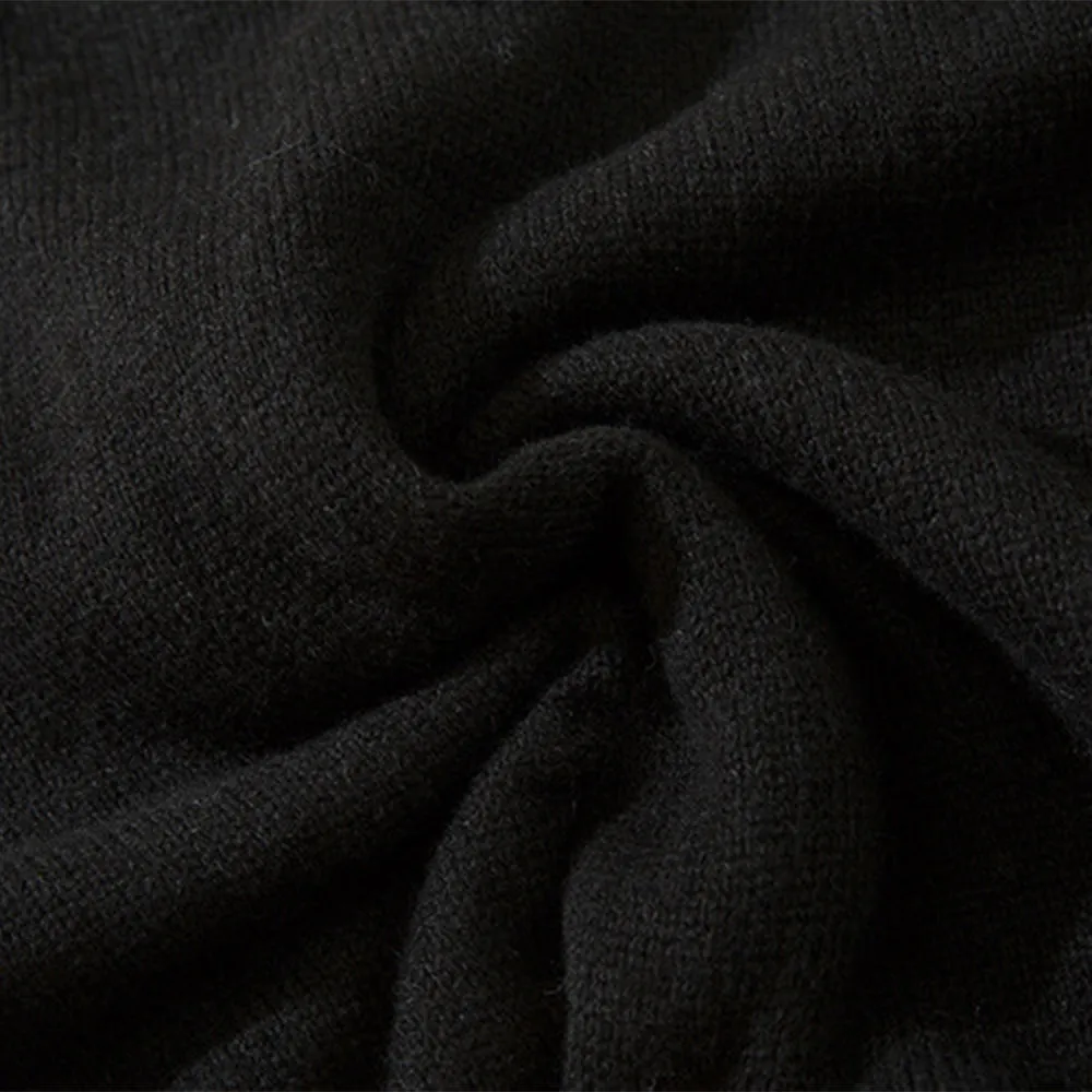 High Street Cross Hole Design Sweater