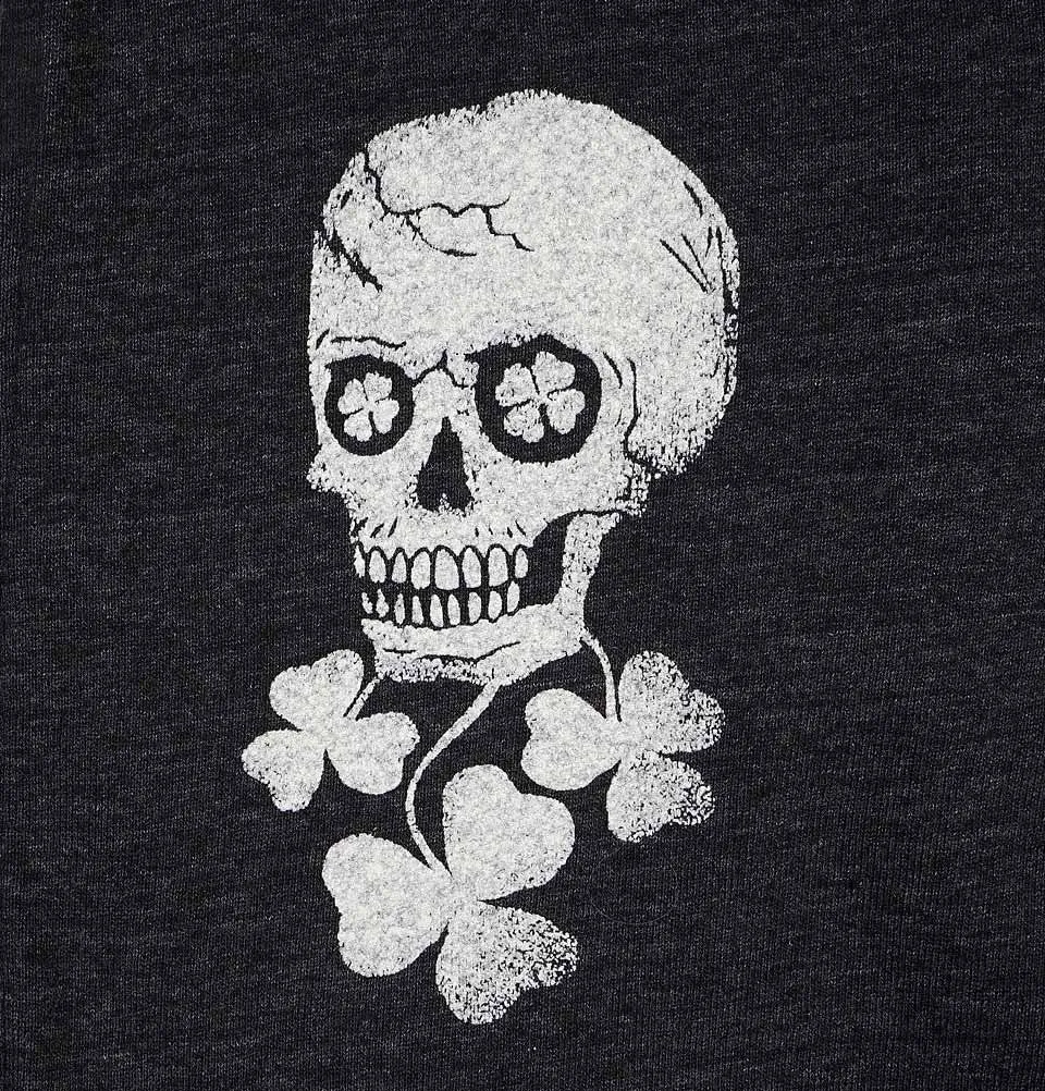 IRISH SKULL black Hoodie