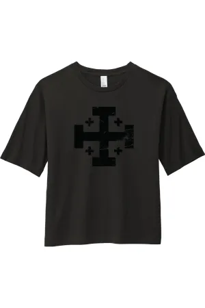 Jerusalem Cross - Women's Boxy Tee