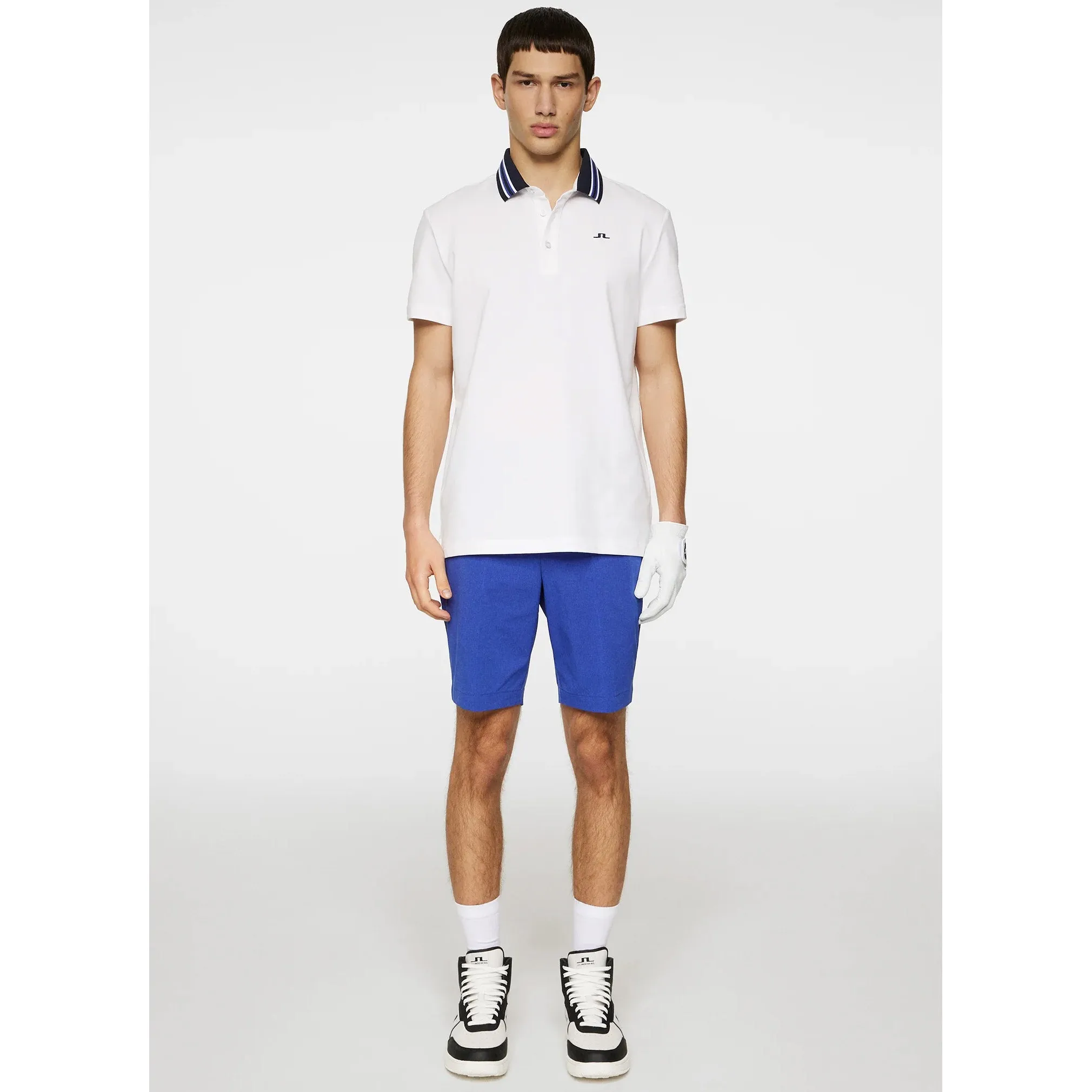 J.Lindeberg Bjorn Polo Golf Shirt - White