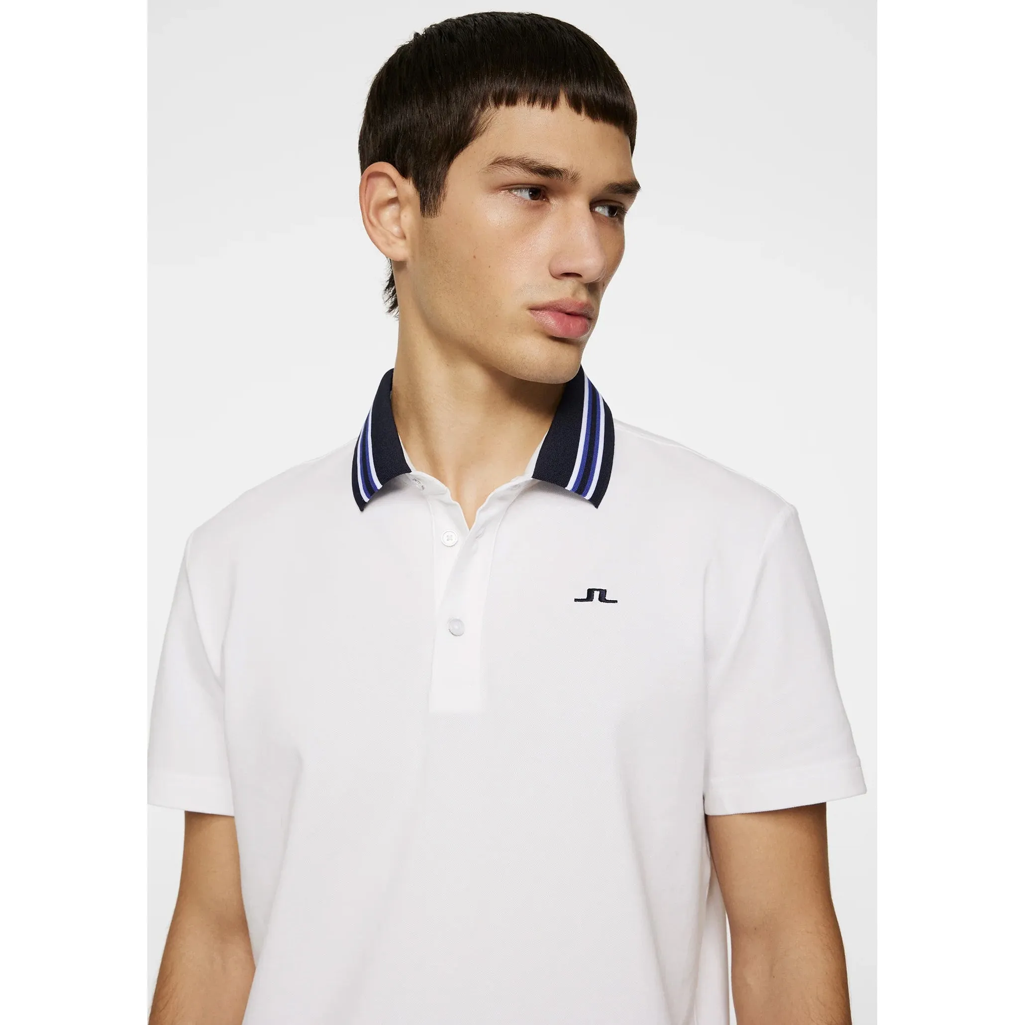 J.Lindeberg Bjorn Polo Golf Shirt - White