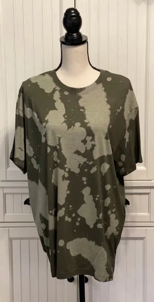Josie Distressed Short Sleeve Shirt ~ Unisex Size XL