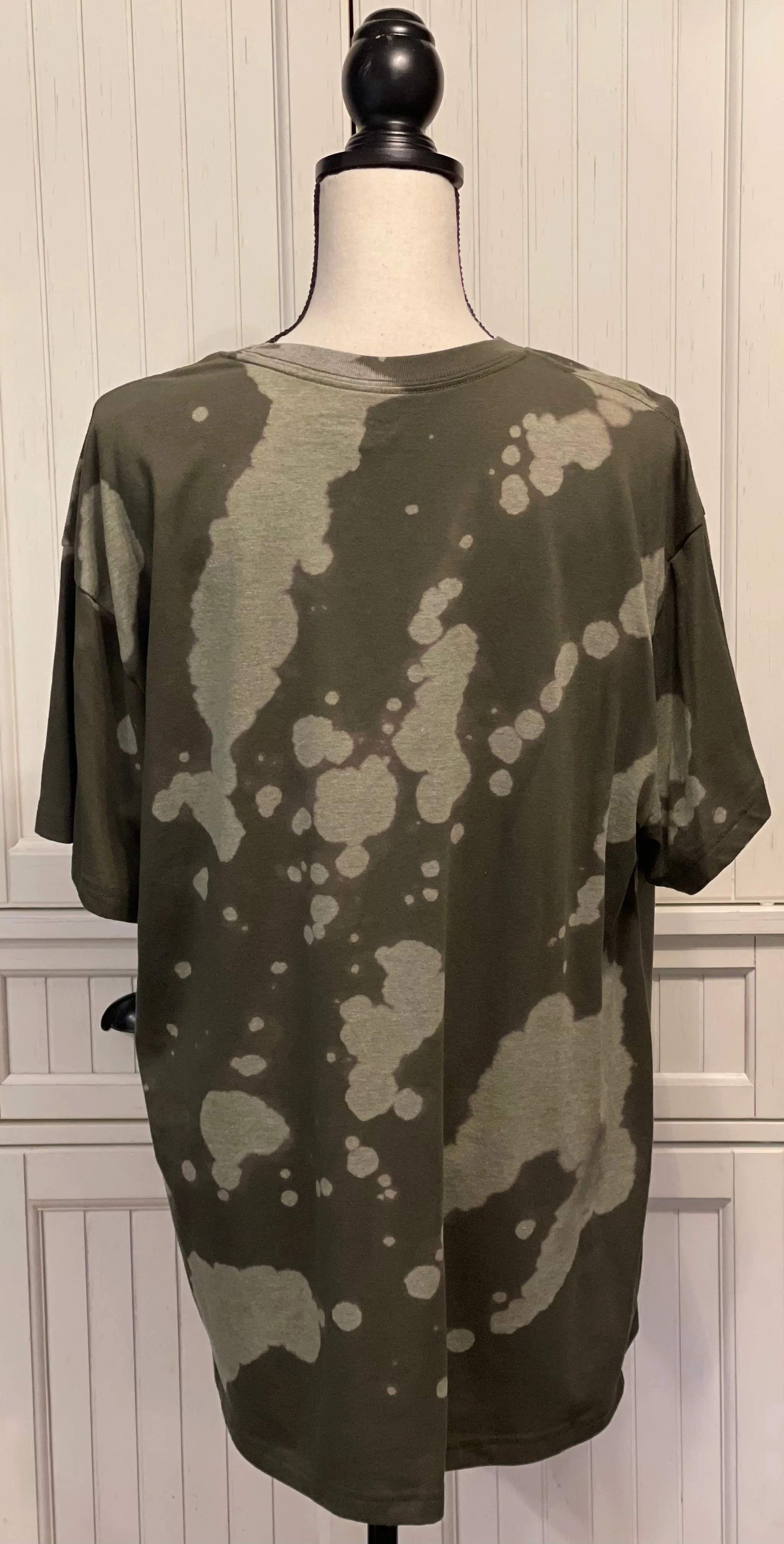 Josie Distressed Short Sleeve Shirt ~ Unisex Size XL