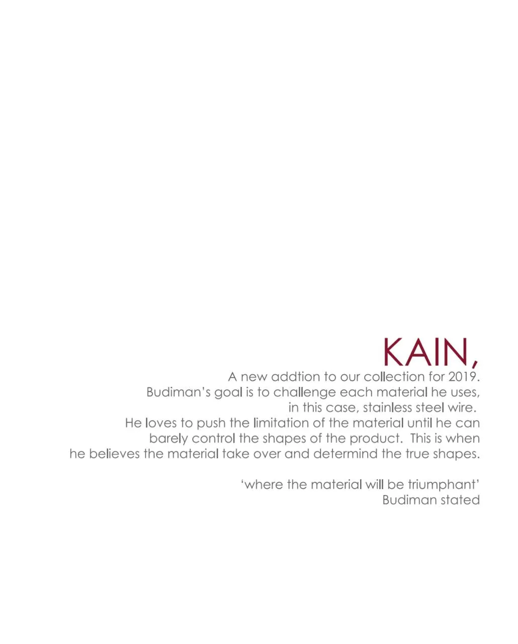 Kain Pendant