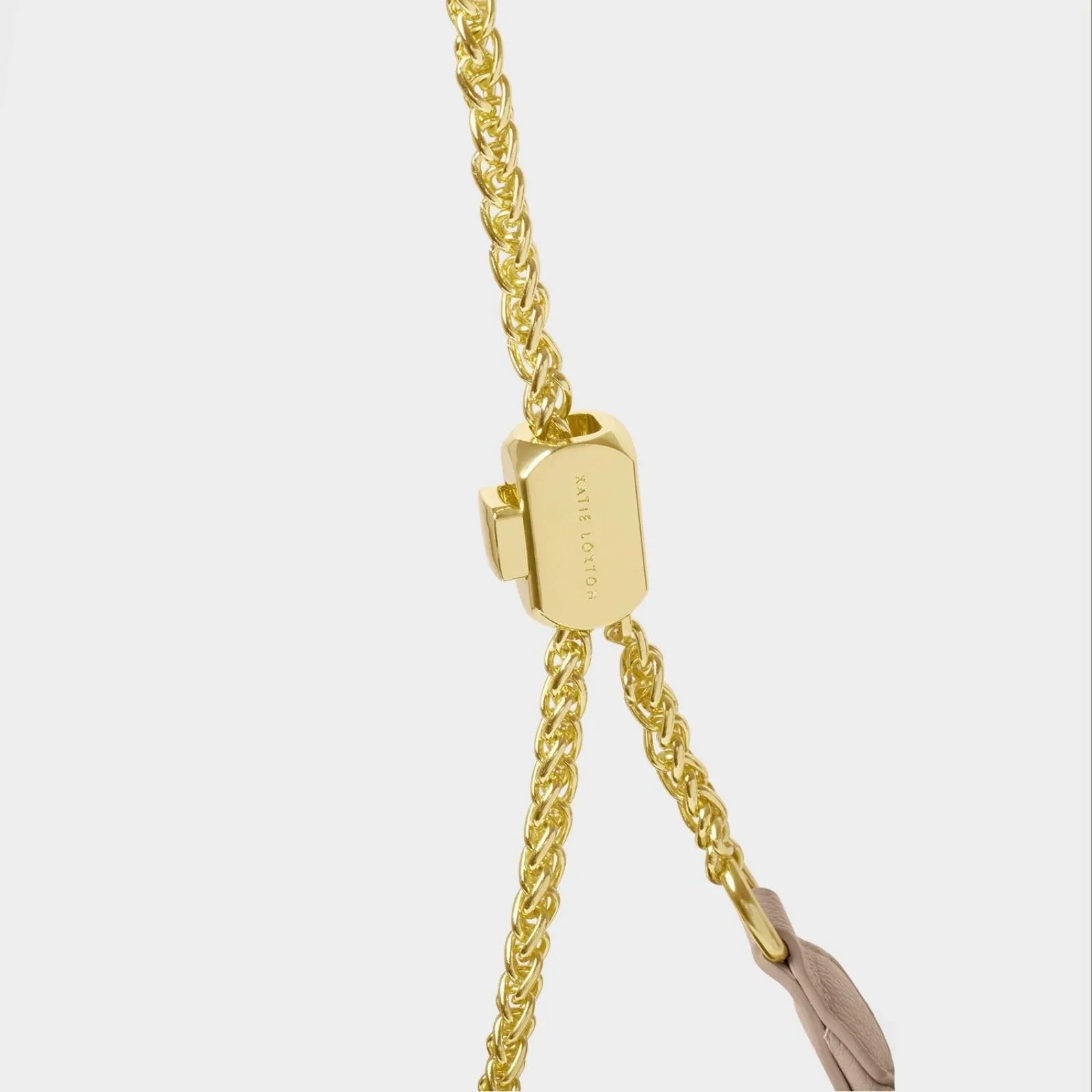 Katie Loxton Remi Slider Chain Shoulder Bag - Light Taupe