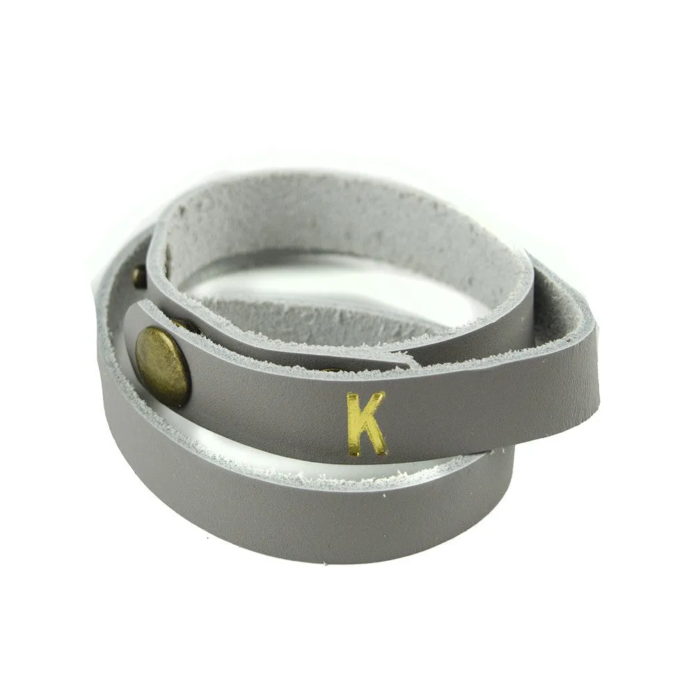 Kenly Gold Foil Wrap Bracelet (WS)
